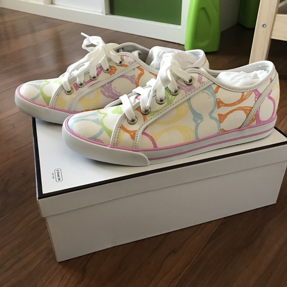 coach colorful sneakers